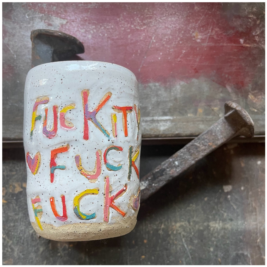 FUCKITY FUCK FUCK - PINCH CUP (STONEWARE)